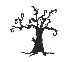 Stickdatei - Spooky Tree 3